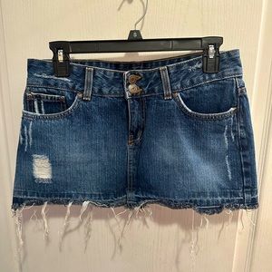 Mini Jean Skirt